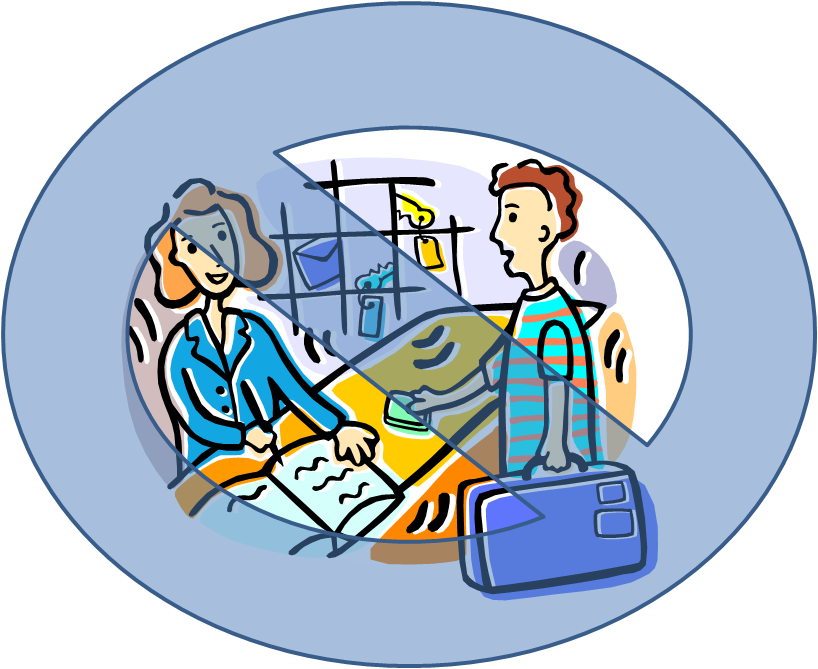 In Both Eugene, Oregon And Santa Rosa, California We - Travel Agent Clipart (818x669), Png Download