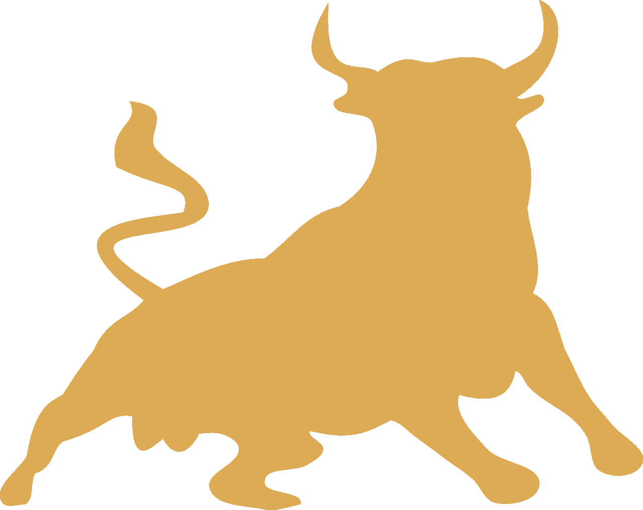 Spanish Bull Sticker Clipart (1280x1016), Png Download