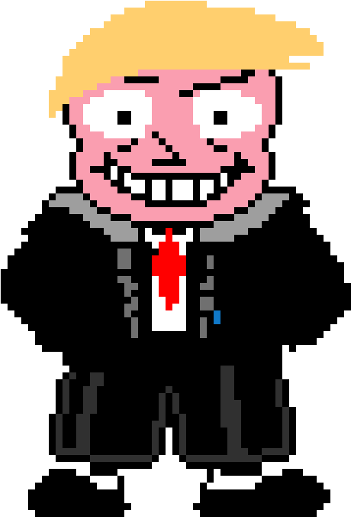 Donald Trump Sans Clipart (650x750), Png Download