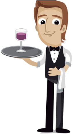 Playstation 3 Clipart Waiter - Waiter Png Transparent Png (640x480), Png Download