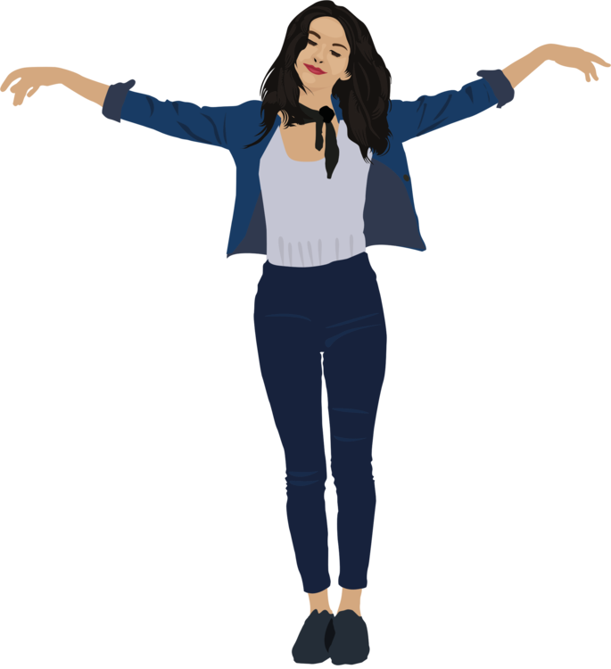 Computer Icons Female Portrait Line Art Realism - Realistic Girl Clipart - Png Download (685x750), Png Download