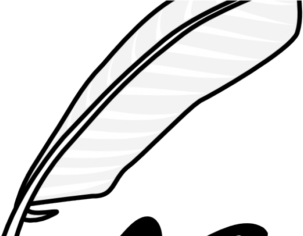 Pen Clipart Quill - Quill Cartoon - Png Download (640x480), Png Download