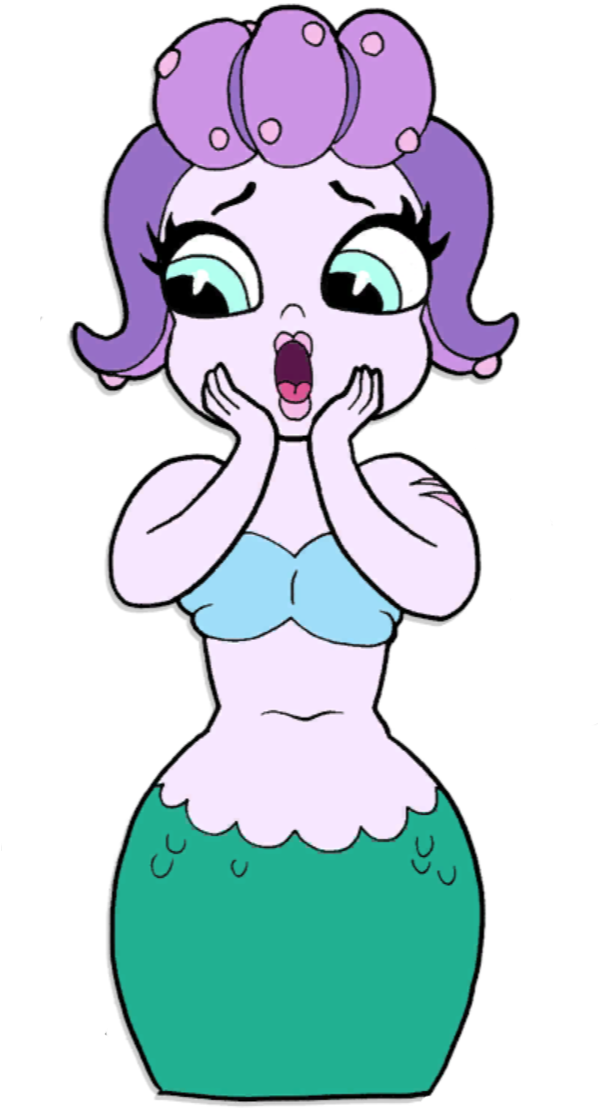 Cala Maria - Cuphead Clipart (597x1154), Png Download