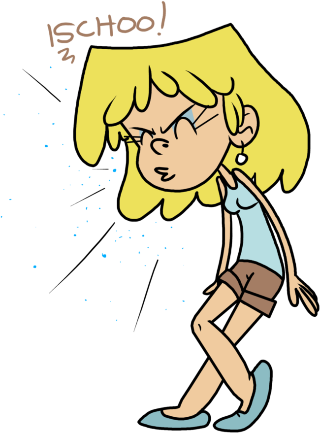 Lori Loud Sneezes By Psfforum-dap9b90 - Clip Art - Png Download (862x927), Png Download