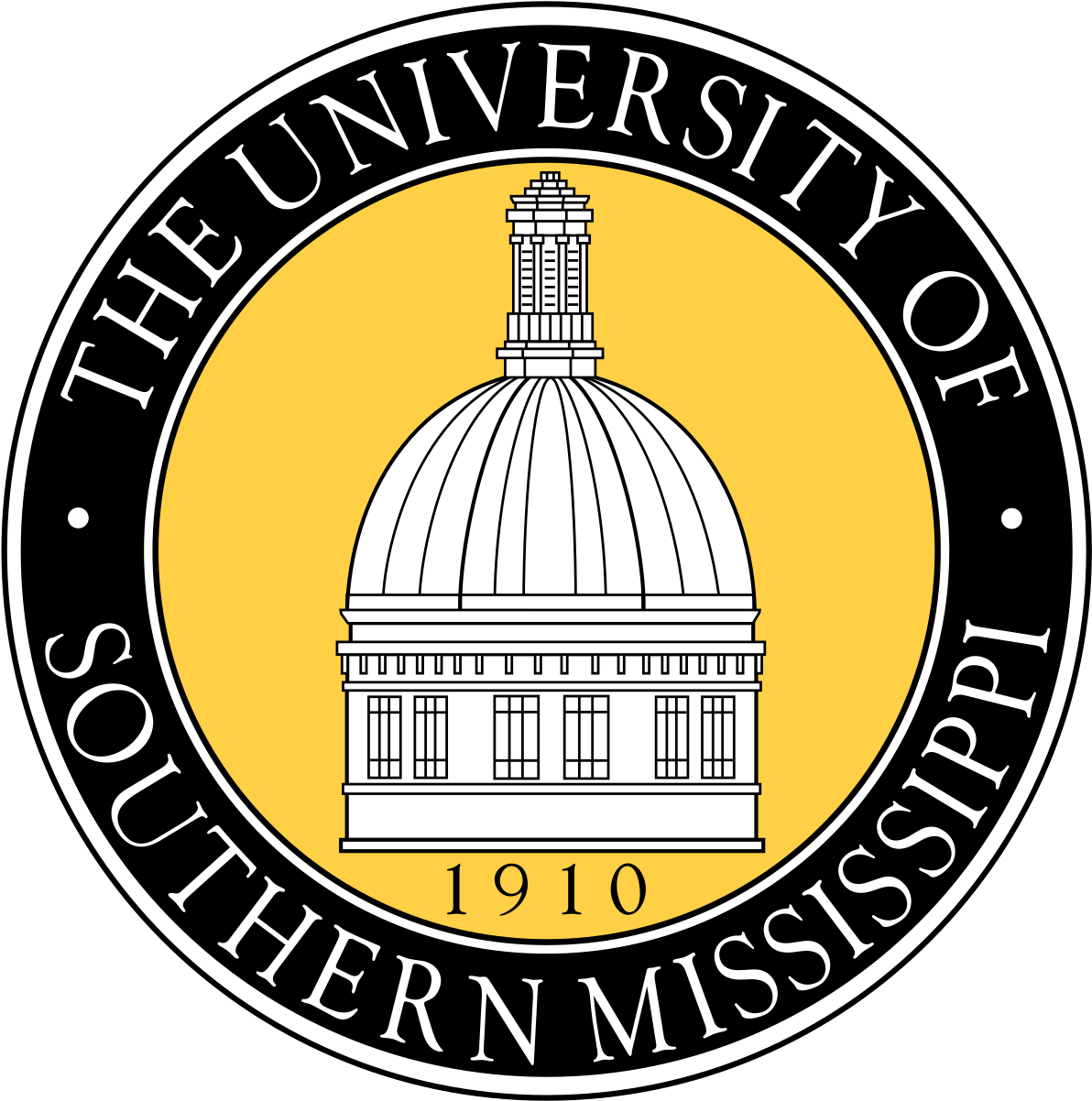 University Of Southern Mississippi Clipart (1200x1210), Png Download