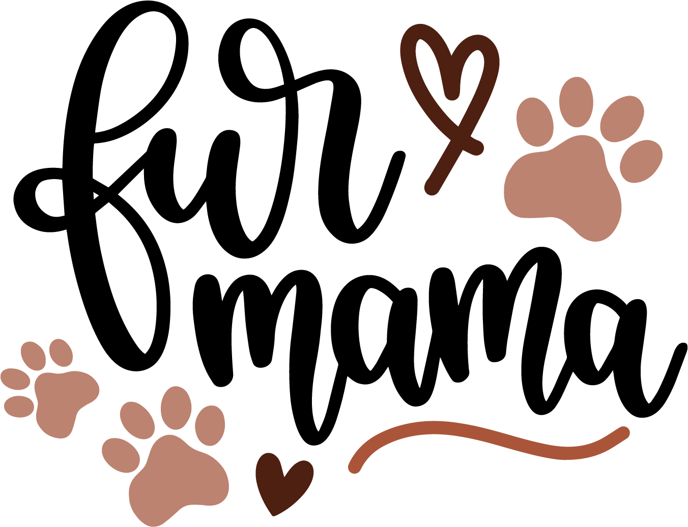 🐾my Hearts Joy - Fur Mama Svg Clipart (1800x1801), Png Download