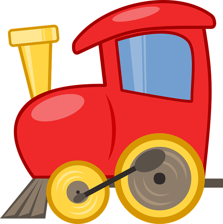 Locomotive Clipart Toy Train - Train Clip Art Toy - Png Download (718x720), Png Download