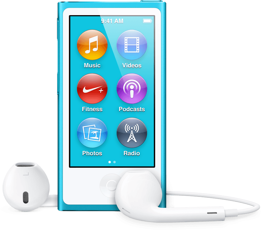 Ipod - Apple I Pod Nano 7th Generation Clipart (1024x914), Png Download