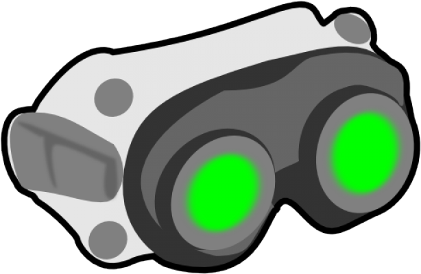 Download Goggles Clipart Night Vision - Night Vision Goggles Cartoon