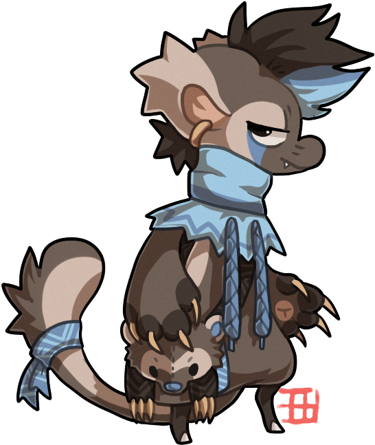 Drawing Wolverine Badass - Wolverine Animal Chibi Clipart (575x675), Png Download