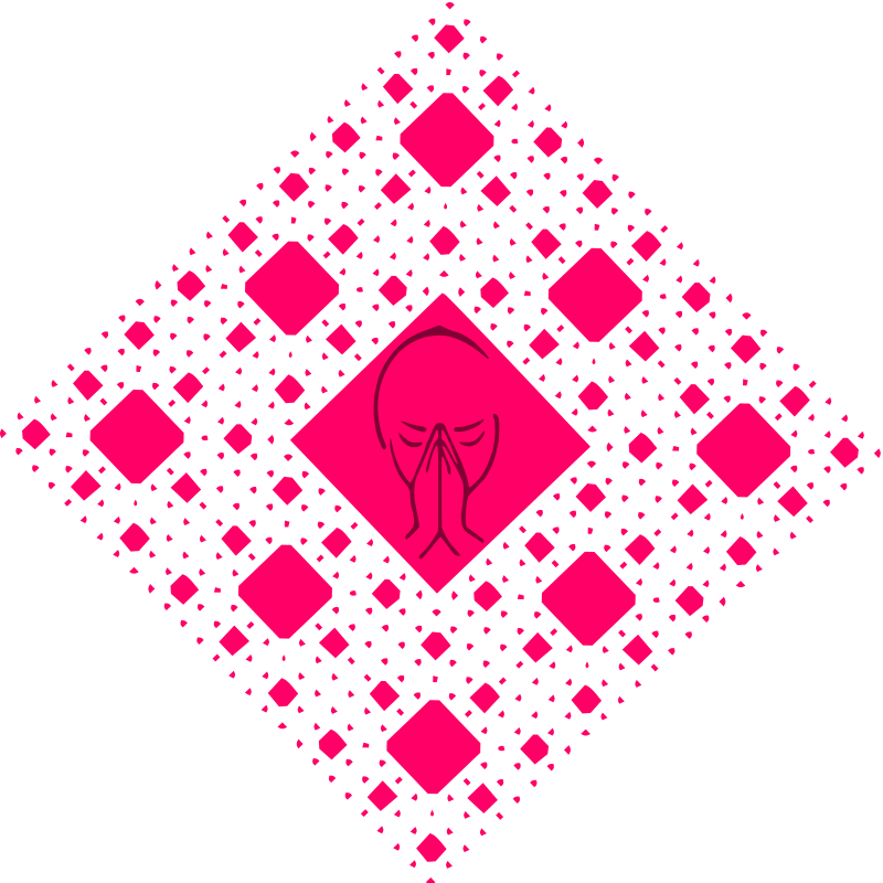 Free Serpinski Carpet - Sierpinski Triangle Clipart (800x800), Png Download