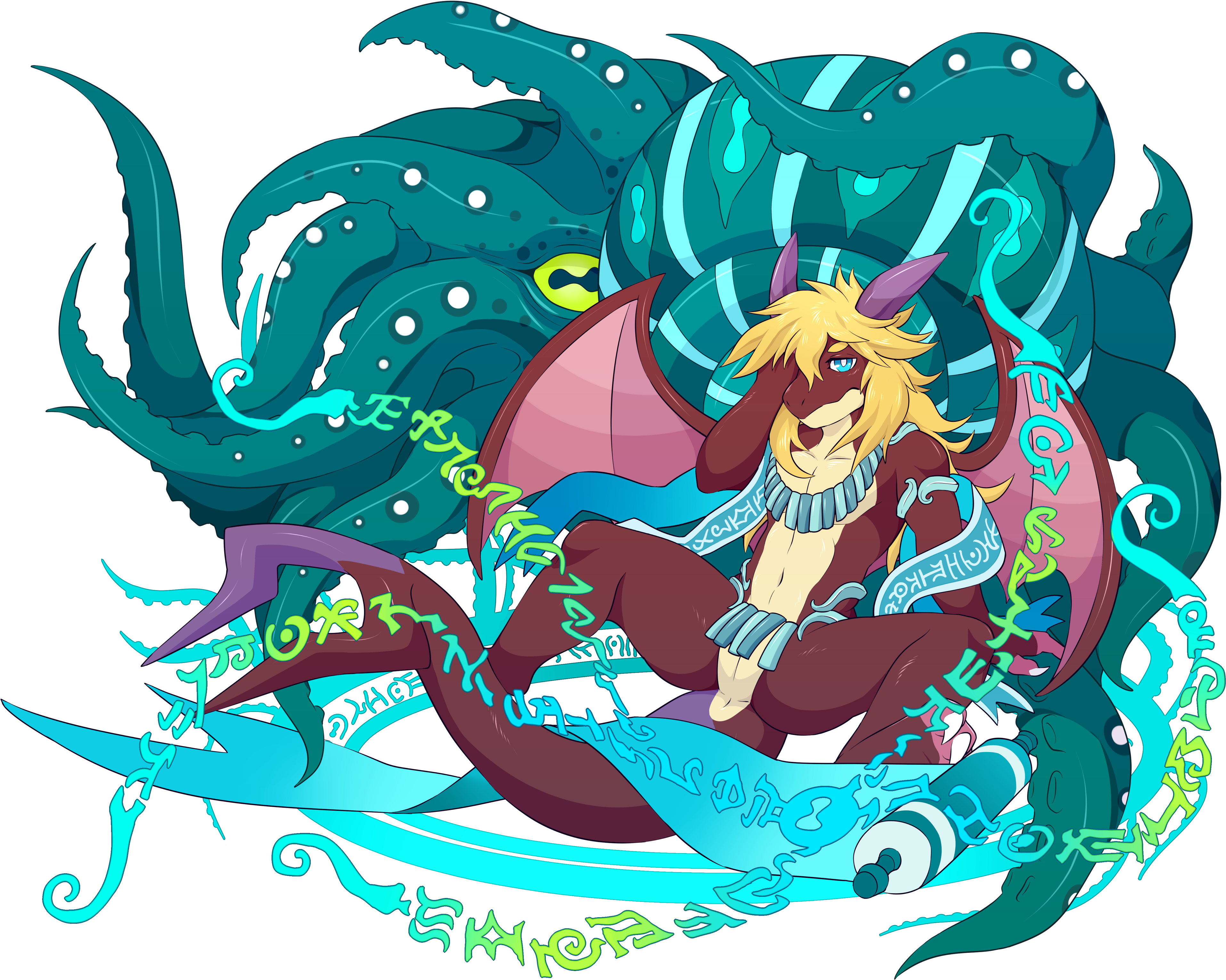 Tentacle Headache Clipart (4078x3324), Png Download