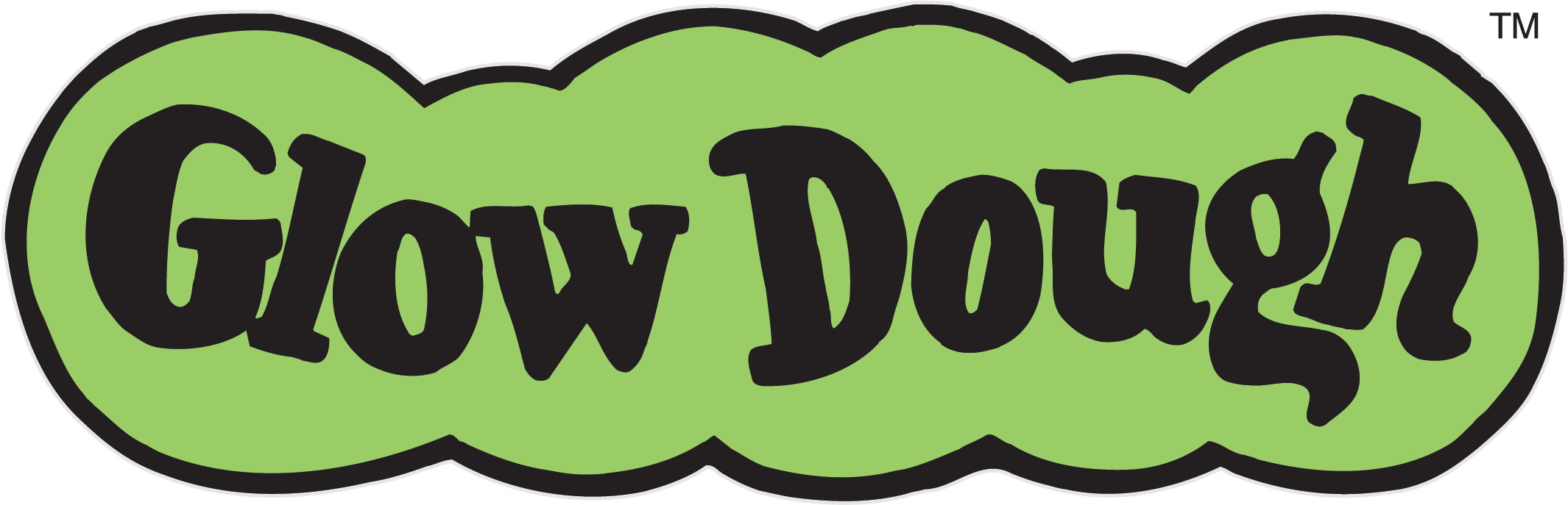 Glow Dough Sensory Play Products - Rainbow Glow Dough Clipart (2251x959), Png Download