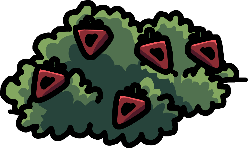 Berries Clipart Berry Bush - Shrub - Png Download (1010x601), Png Download