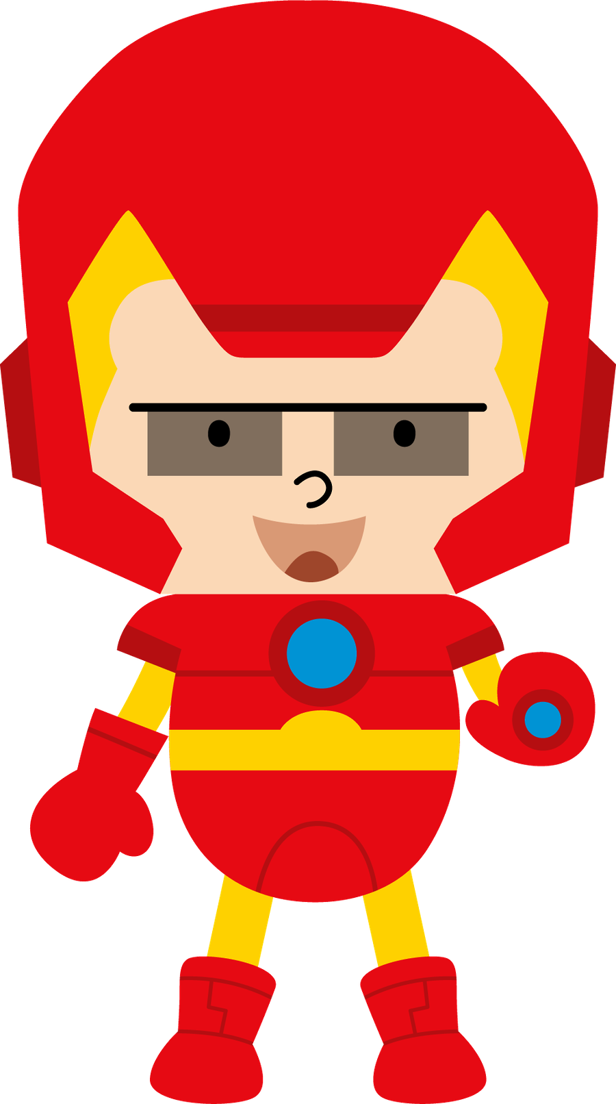 Minus Cute Clipart, Cute Images, Superhero Party, Super - Superhero - Png Download (900x1612), Png Download