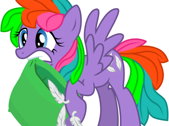 Pillow Clipart Mlp - Cartoon - Png Download (640x480), Png Download