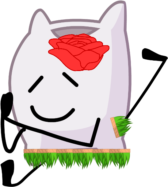 Hawaii Pillow - Bfdi Pillow Clipart (555x613), Png Download