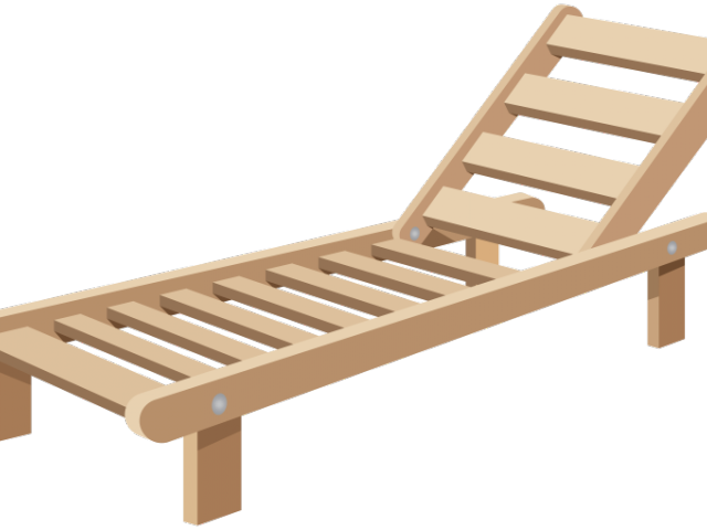 Pillow Clipart Chaise Lounge - Beach Chaise Lounge Png Transparent Png (640x480), Png Download