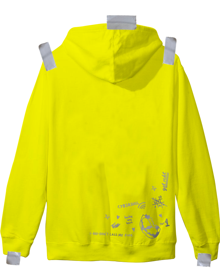 Cybear Monday Patch Hoodie - Asics Lite Show Winter Jacket Clipart (1024x1024), Png Download