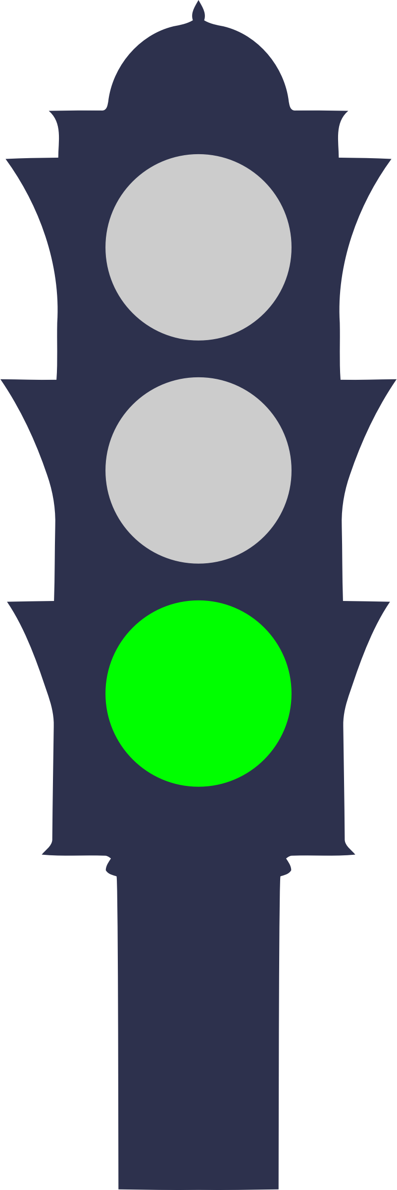 Traffic Light Icon Clipart - Green Traffic Light Clip Art - Png Download (802x2400), Png Download