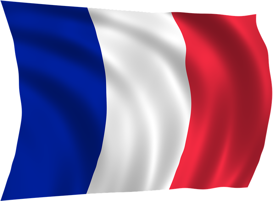 French Flag Images - France Flag Clipart (960x640), Png Download