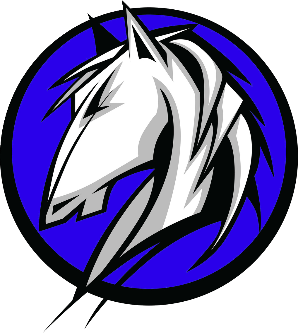 Highland Elementary - Logo Horse In A Circle Clipart (1018x1137), Png Download