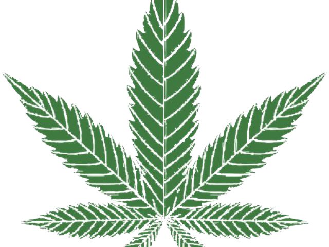 Weed Clipart Weed Blunt - Marijuana Leaf Silhouette - Png Download (640x480), Png Download