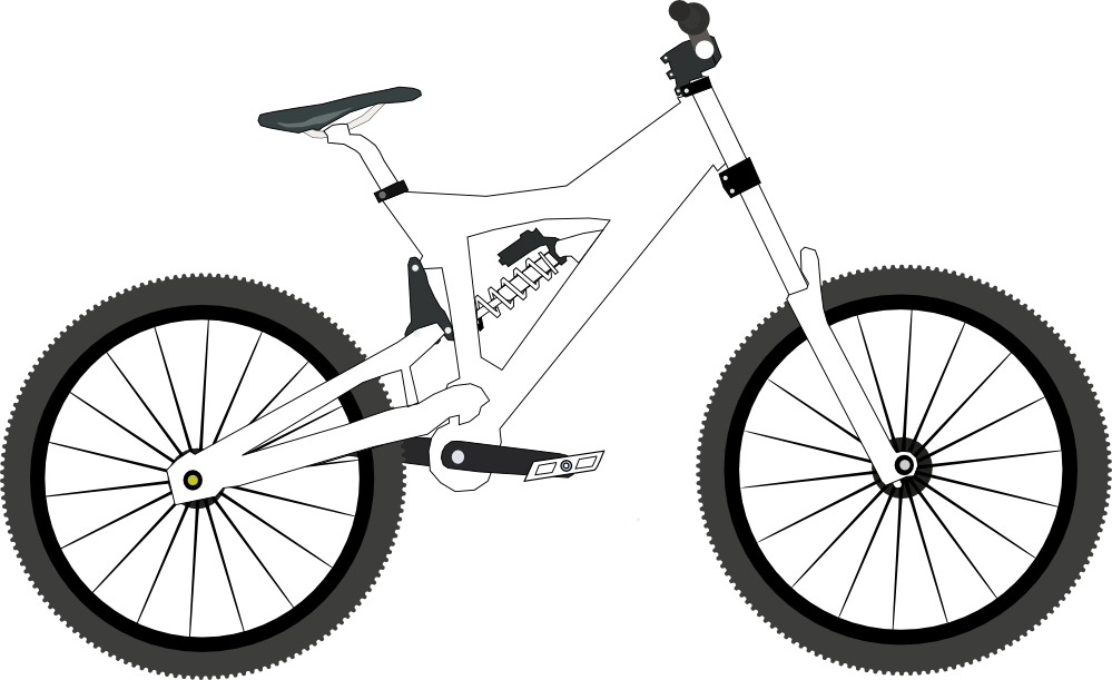 Clipartist » Clip Art » Machovka Bike Downhill Black - Trek Fuel Ex 9 2011 - Png Download (999x611), Png Download