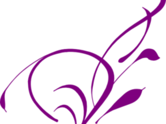 Flowers Clip Art Black And White Border - Png Download (640x480), Png Download