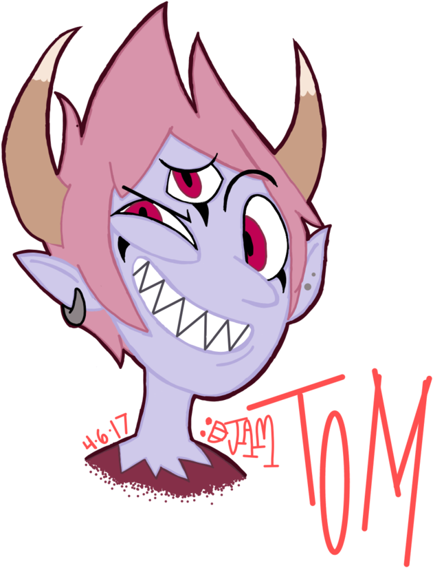 The Demon By Sonamyluv Banner Free Stock - Drawing Clipart (821x974), Png Download