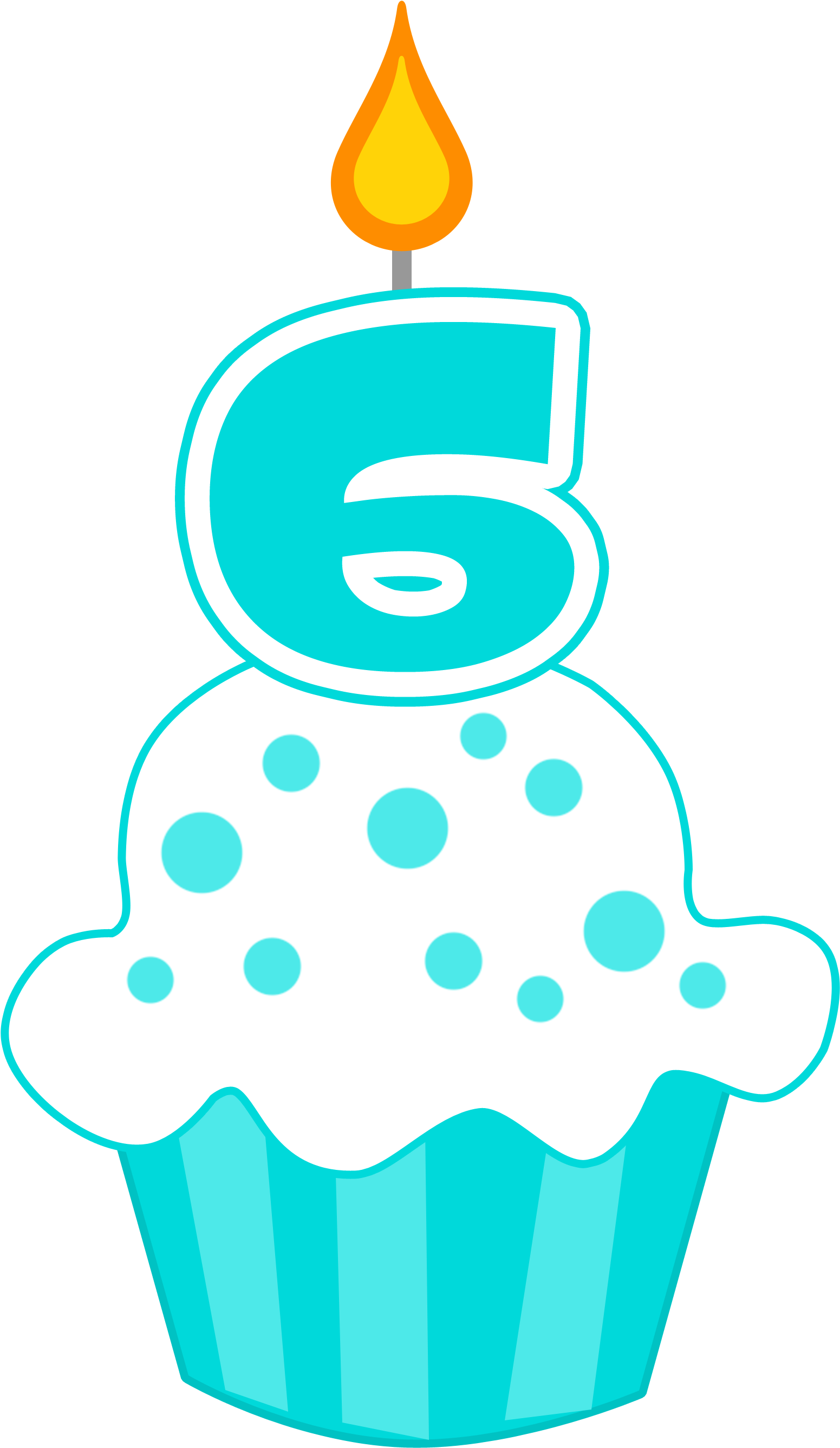 Missing Description - Cupcake Clipart (1638x2679), Png Download