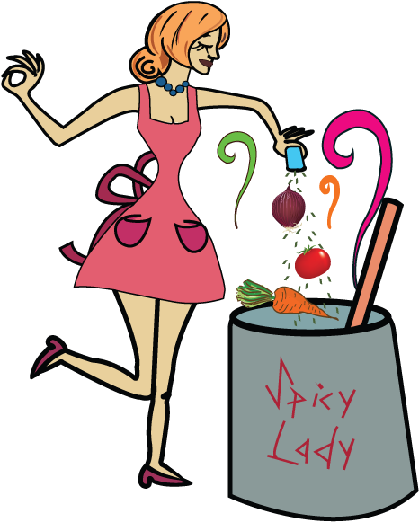 Lady Spices Clipart (595x842), Png Download