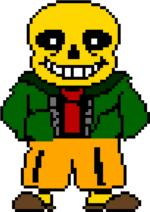 Pixel Art - Undertale Sans Pixel Clipart (680x750), Png Download