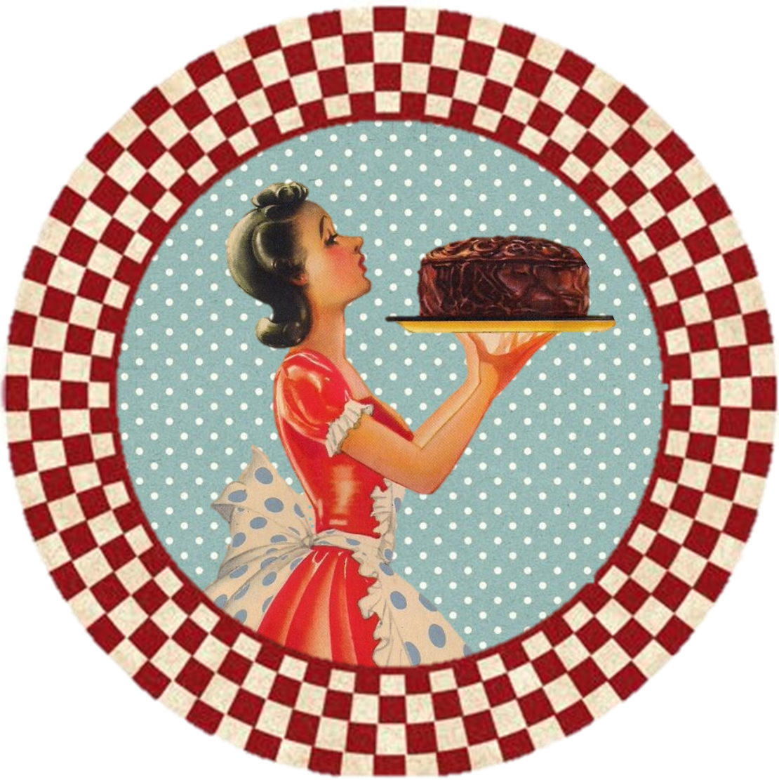 Gateau - Let's Bake A Cake: Recipes From The Golden Age Of Baking Clipart (1110x1111), Png Download