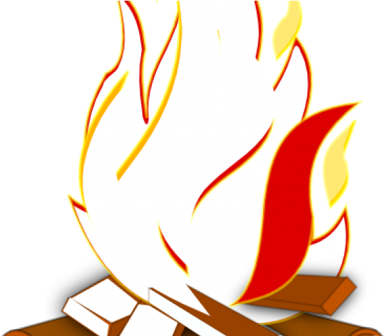 Flame Clipart Bonfire - Bonfire Clipart - Png Download (640x480), Png Download