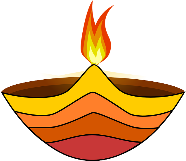 Diwali Diya Clipart - Png Download (636x640), Png Download
