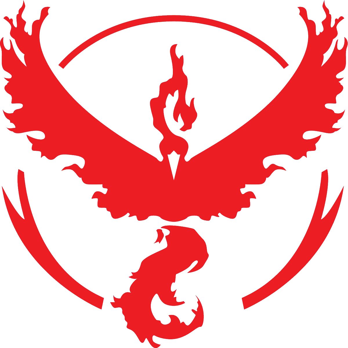 50, 13 July 2016 - Pokemon Go Team Valor Clipart (1200x1200), Png Download