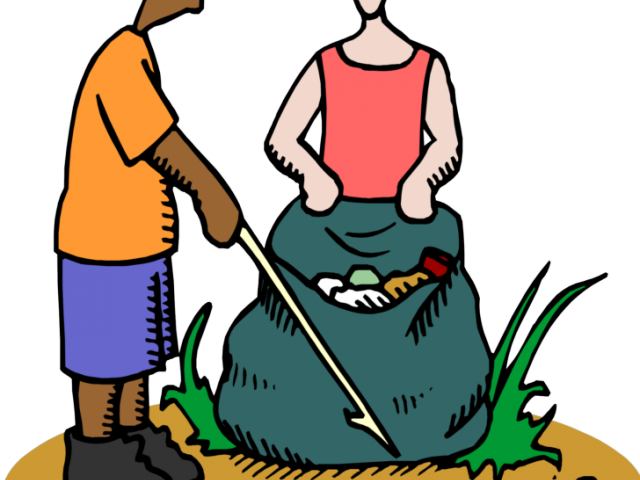 Litter Clipart Sweeping - Keep Your School Clean - Png Download (640x480), Png Download
