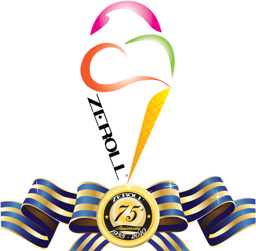 75th Anniversary - Zeroll Clipart (848x842), Png Download