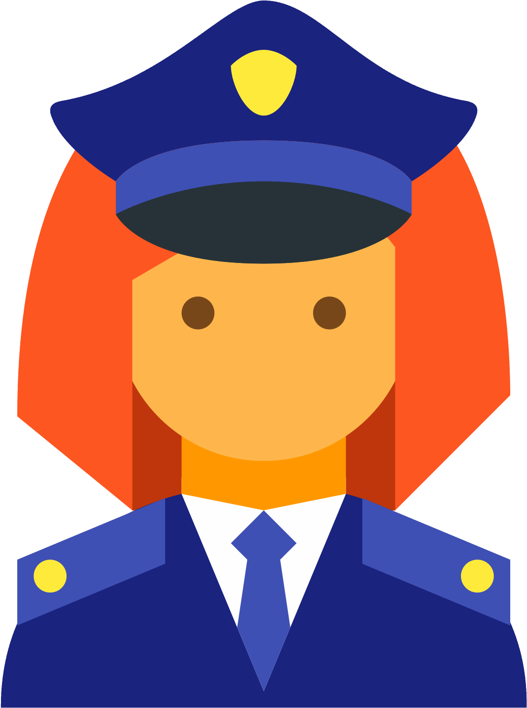 Female Icono Descarga Gratuita Png Y Vector - Icono De Policia Png Clipart (1600x1600), Png Download