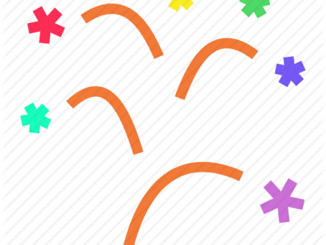 Fireworks Clipart (640x480), Png Download