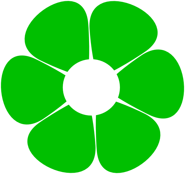 Hippie Flower Clipart (600x564), Png Download