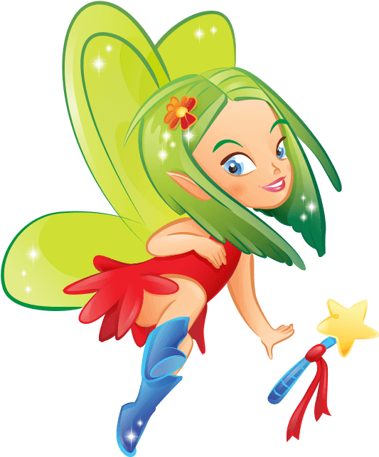 Green Fairy - Fairy Clipart (700x700), Png Download