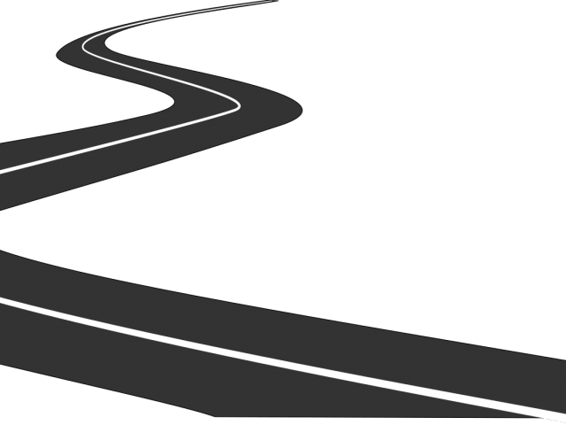 Road Clipart (640x480), Png Download