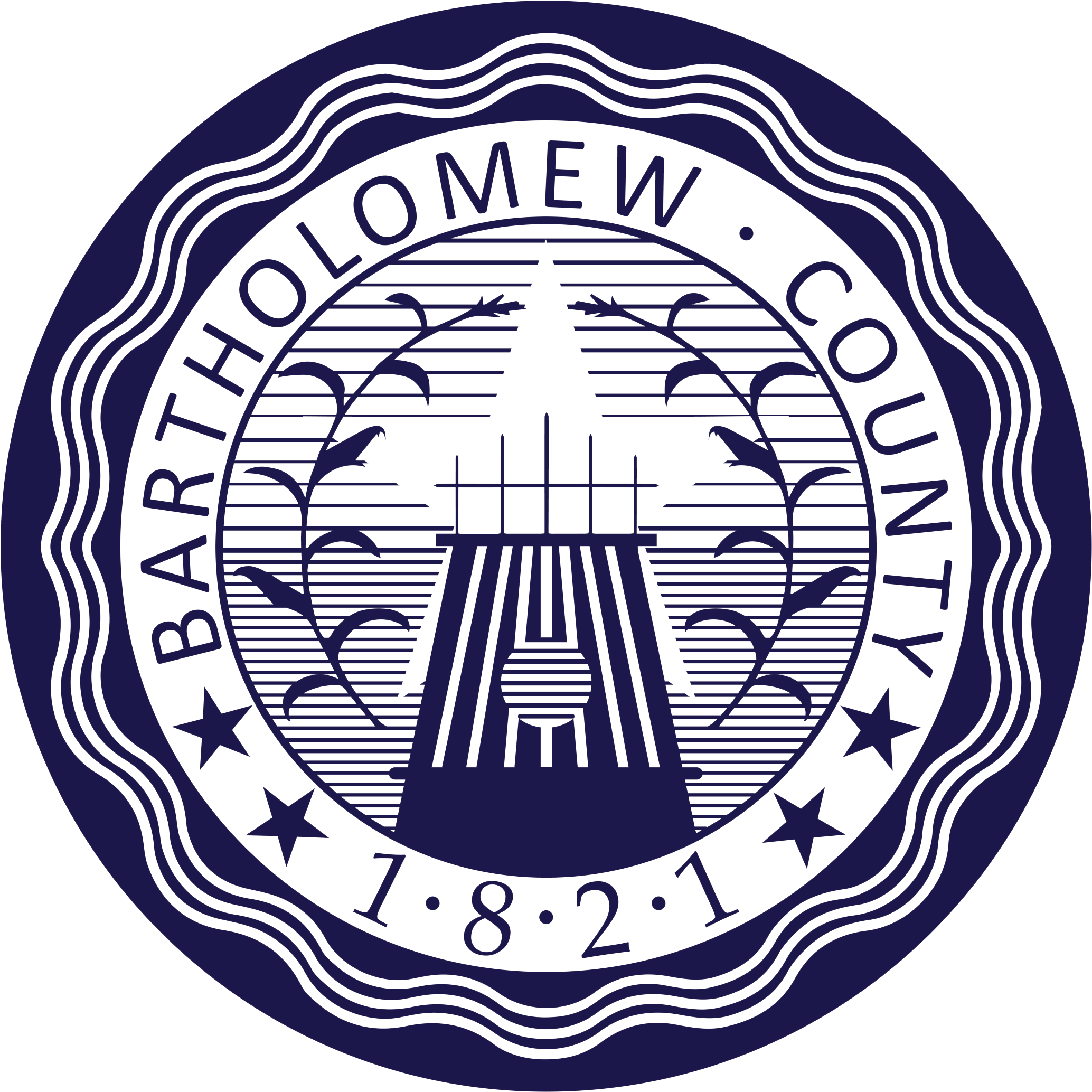 Download County Seal Master Bartholomew County, Indiana Clipart