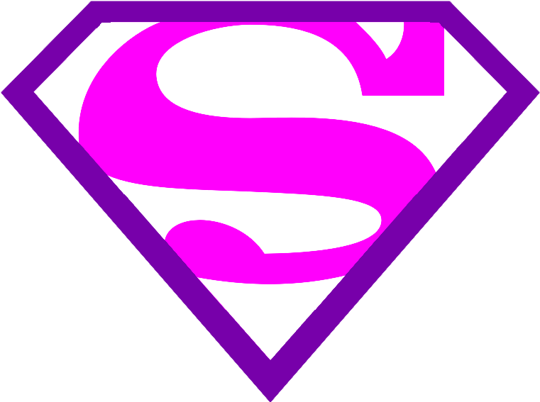 Supergirl Clipart Emblem Pink Superwoman Logo Png Download Full