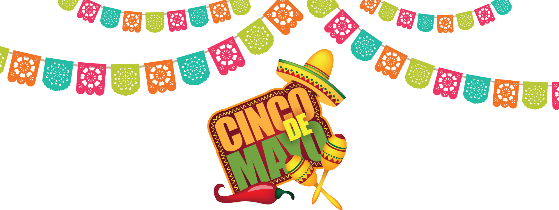 Picture Stock Posada Cincodemayologoheader - Cinco De Mayo Transparent Clipart (1920x741), Png Download