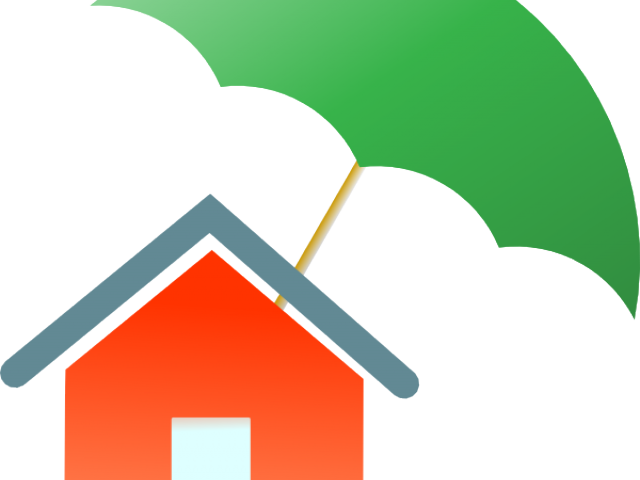 Insurance Clipart House Insurance - Home Insurance Clip Art - Png Download (640x480), Png Download