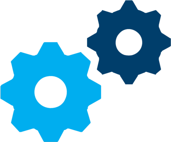 Flexible And Adaptable - Engine Icon Blue Clipart (864x485), Png Download