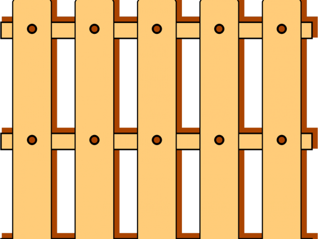 Fence Clipart Clip Art - Clip Art - Png Download (640x480), Png Download